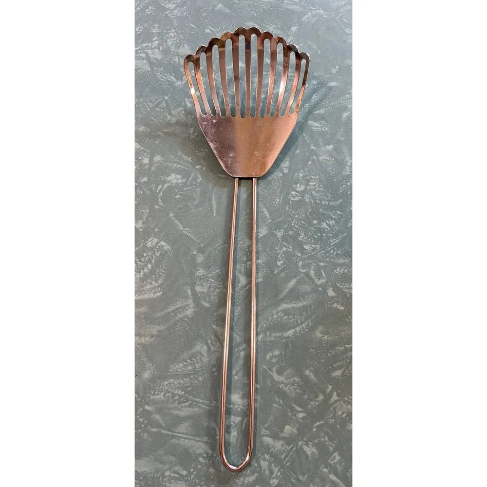 Vintage SLOTTED STRAINER SPOON 12
